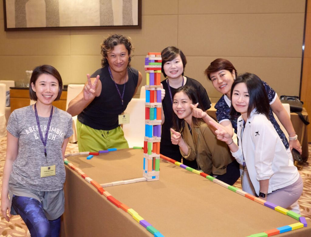CUHK EMBA Residence Week 2025 Class of 2027 team building