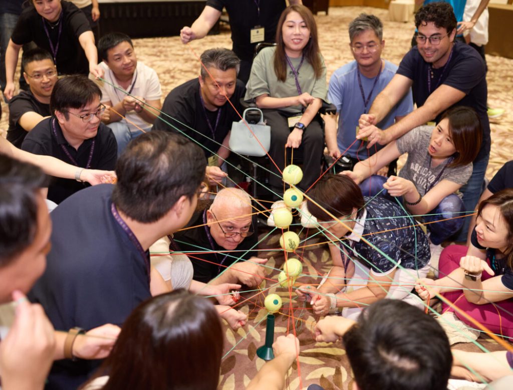 CUHK EMBA Residence Week 2025 Class of 2027 team building