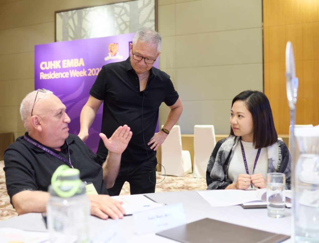 CUHK EMBA Residence Week 2025 Class of 2027 Dr Gilbert Cheung