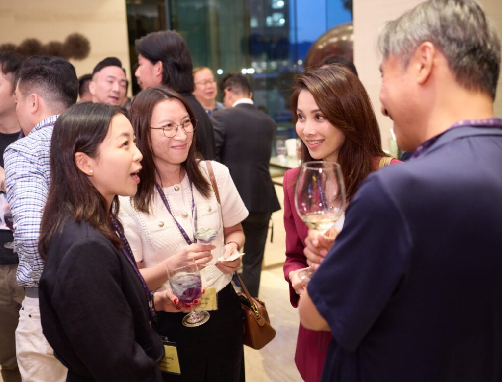 CUHK EMBA Residence Week 2025 welcome cocktail networking Class of 2027